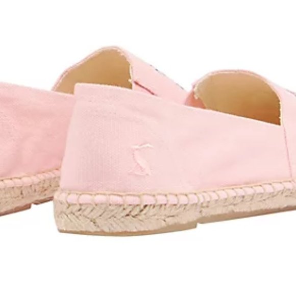 Joules Embroidered Canvas Espadrille A373821- Shelbury Pink 6 - Picture 4 of 5